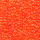 Glass seed beads 11/0 (2mm) Transparent red